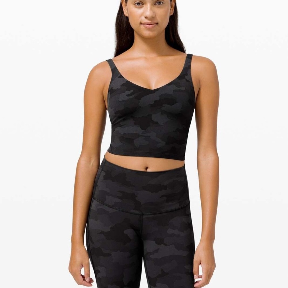 Lululemon camo tank size 6
